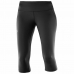 Dámske športový elastické nohavice Salomon Agile Mid Tight Čierna