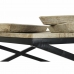 Stolić za dnevni boravak DKD Home Decor Crna Prirodno Drvo Metal 120 x 120 x 55 cm