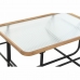 Konferenční stolek DKD Home Decor Sklo Kov (90 x 60 x 46 cm)