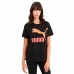 Women’s Short Sleeve T-Shirt Puma Classics Logo Tee Black