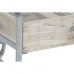 Side table DKD Home Decor Grey Natural Metal Fir Fir wood 110 x 67 x 46 cm
