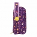 School Case with Accessories Milan Flowers Lilac 22,5 x 11,5 x 11 cm
