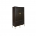 Шкаф DKD Home Decor 100 x 40 x 175 cm Чёрный Металл древесина акации