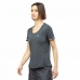 Moteriški marškinėliai su trumpomis rankovėmis Salomon Agile Tamsiai pilka