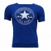 Otroške Majica s Kratkimi Rokavi Converse Core Chuck Taylor Patch Modra