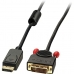 Adapter DisplayPort auf DVI LINDY 41489 Schwarz