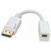 Adaptateur Mini DisplayPort vers DisplayPort LINDY 41060 Blanc