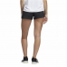 Sport rövidnadrág nők számára Adidas Pacer 3 Stripes Fekete