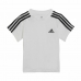Αθλητικό Σετ για Μωρό Adidas Three Stripes Μαύρο Λευκό