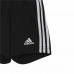 Спортен Комплект за Бебе Adidas Three Stripes Черен Бял
