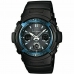 Relógio masculino Casio AWG-M100A-1AER Azul Preto (Ø 52 mm)