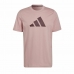 T-shirt med kortärm Herr Adidas Future Icons Ljusrosa