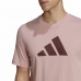 Tricou cu Mânecă Scurtă Bărbați Adidas Future Icons Roz deschis