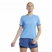 Kortarmet T-skjorte til Kvinner Reebok Speedwick Lyse Blå