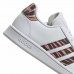 Detské športové topánky Adidas Grand Court Print Biela