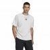 Heren-T-Shirt met Korte Mouwen Adidas Essentials Brandlove Wit