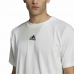 Ανδρική Μπλούζα με Κοντό Μανίκι Adidas Essentials Brandlove Λευκό