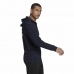 Giacca Sportiva da Uomo Adidas  Essentials French Terry Big Blu scuro