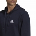 Miesten urheilutakki Adidas  Essentials French Terry Big Tummansininen