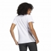 Naisten pitkähihainen paita Adidas Print Graphic Valkoinen