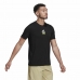 Men’s Short Sleeve T-Shirt Adidas Aeroready Paris Graphic Tennis Black