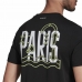 Pánske tričko s krátkym rukávom Adidas Aeroready Paris Graphic Tenis Čierna