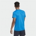 Men’s Short Sleeve T-Shirt Adidas Own The Run Blue
