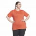 Women’s Short Sleeve T-Shirt Reebok Burnout Orange