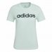 Naisten T-paita Adidas Loungewear Essentials Slim Logo Mintunvihreä