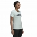 Kortærmet T-shirt til Kvinder Adidas Loungewear Essentials Slim Logo Mint