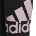 Detské športové elastické nohavice Adidas Čierna