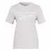 Dames-T-Shirt met Korte Mouwen Reebok Identity Licht Roze