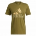 T-shirt med kortärm Herr Adidas Art Bos Graphic Oliv