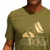 Kortarmet T-skjorte til Menn Adidas Art Bos Graphic Oliven