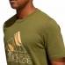Kortarmet T-skjorte til Menn Adidas Art Bos Graphic Oliven