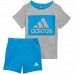 Otroški športni outfit Adidas Essentials Modra Siva