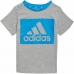 Completo Sportivo per Bambini Adidas Essentials Azzurro Grigio