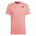 Herren Kurzarm-T-Shirt Adidas Freelift Rosa