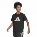 Kortærmet T-shirt til Mænd Adidas Future Icons Sort