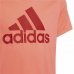 Koszulka z krótkim rękawem dla dzieci Adidas Designed to Move Łosoś