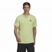 Kortærmet T-shirt til Mænd Adidas Aeroready Designed 2 Move Grøn