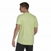 Lühikeste varrukatega T-särk, meeste Adidas Aeroready Designed 2 Move Roheline