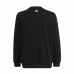 Jungen Sweater ohne Kapuze Adidas Sweat Logo Schwarz
