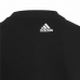 Bērnu Sporta Krekls bez Kapuča Adidas Sweat Logo Melns
