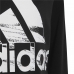 Gyermek Pulóver kapucni nélkül Adidas Sweat Logo Fekete