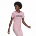 Naisten T-paita Adidas Loungewear Essentials Slim Logo Pinkki