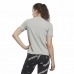 Moteriški marškinėliai su trumpomis rankovėmis Reebok Tape Pack Pilka