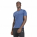Men’s Short Sleeve T-Shirt Reebok Tech Style Activchill Move Blue