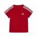 Sportstøj til Baby Adidas Three Stripes Rød