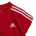 Sportski Komplet za Bebe Adidas Three Stripes Crvena